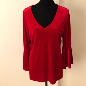 Velour Holiday Red Tunic